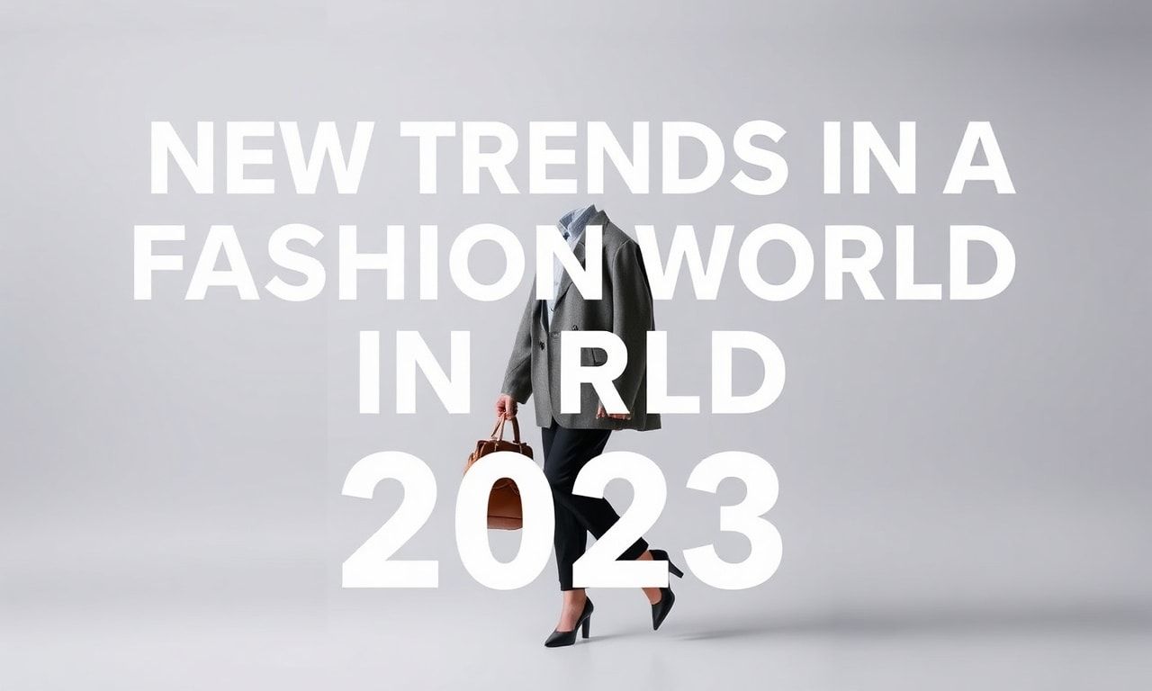 2023'te Moda Dünyasında Yeni Trendler