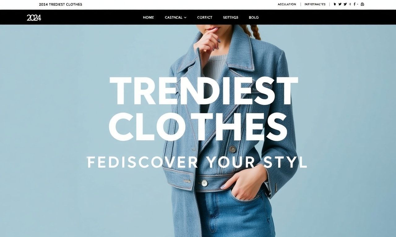 2024'ün En Trend Giysiler: Stilinizi Yeniden Tanıtın