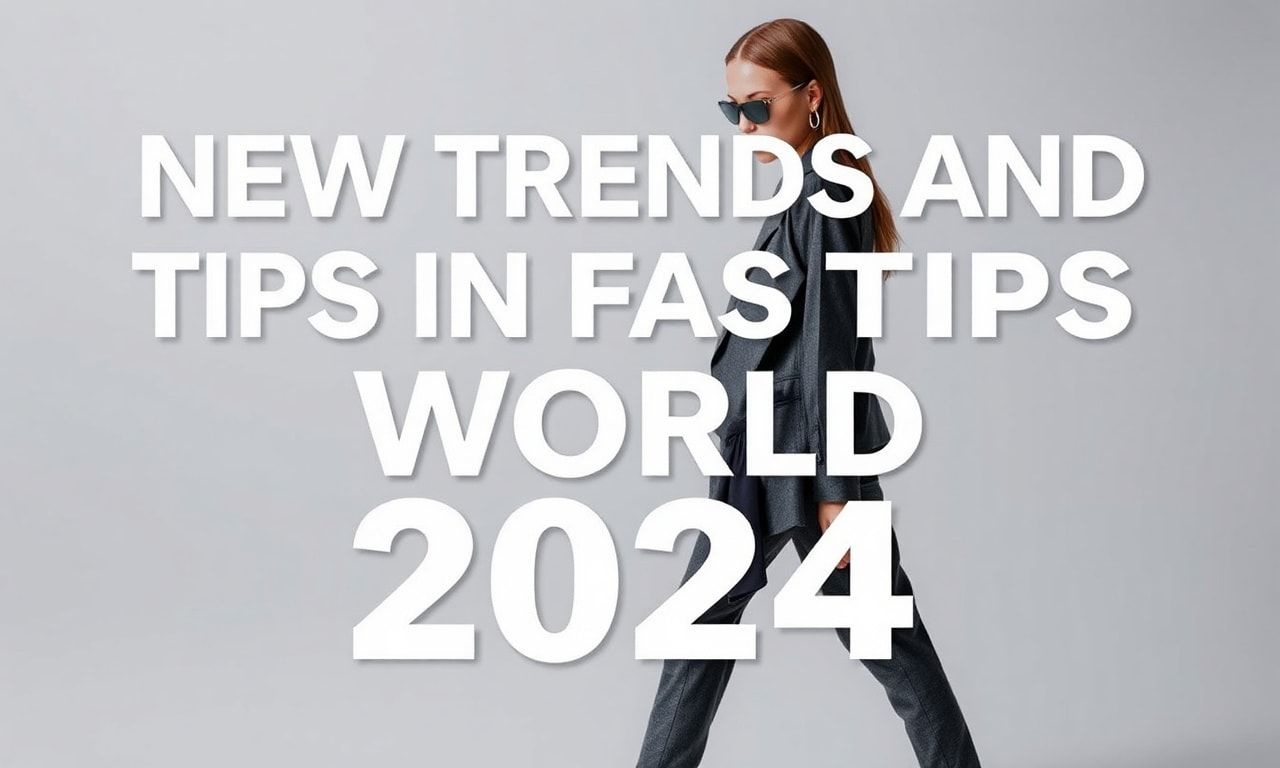 2024'te Moda Dünyasında Yeni Trendler ve Stil İpucuları