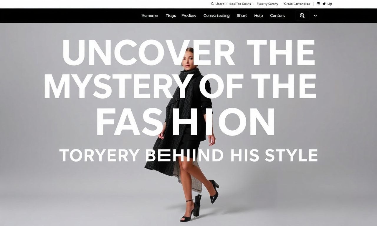 Moda Dünyasının Gizemini Keşfedin: Stillerin Arkasında Yatan Hikayeler