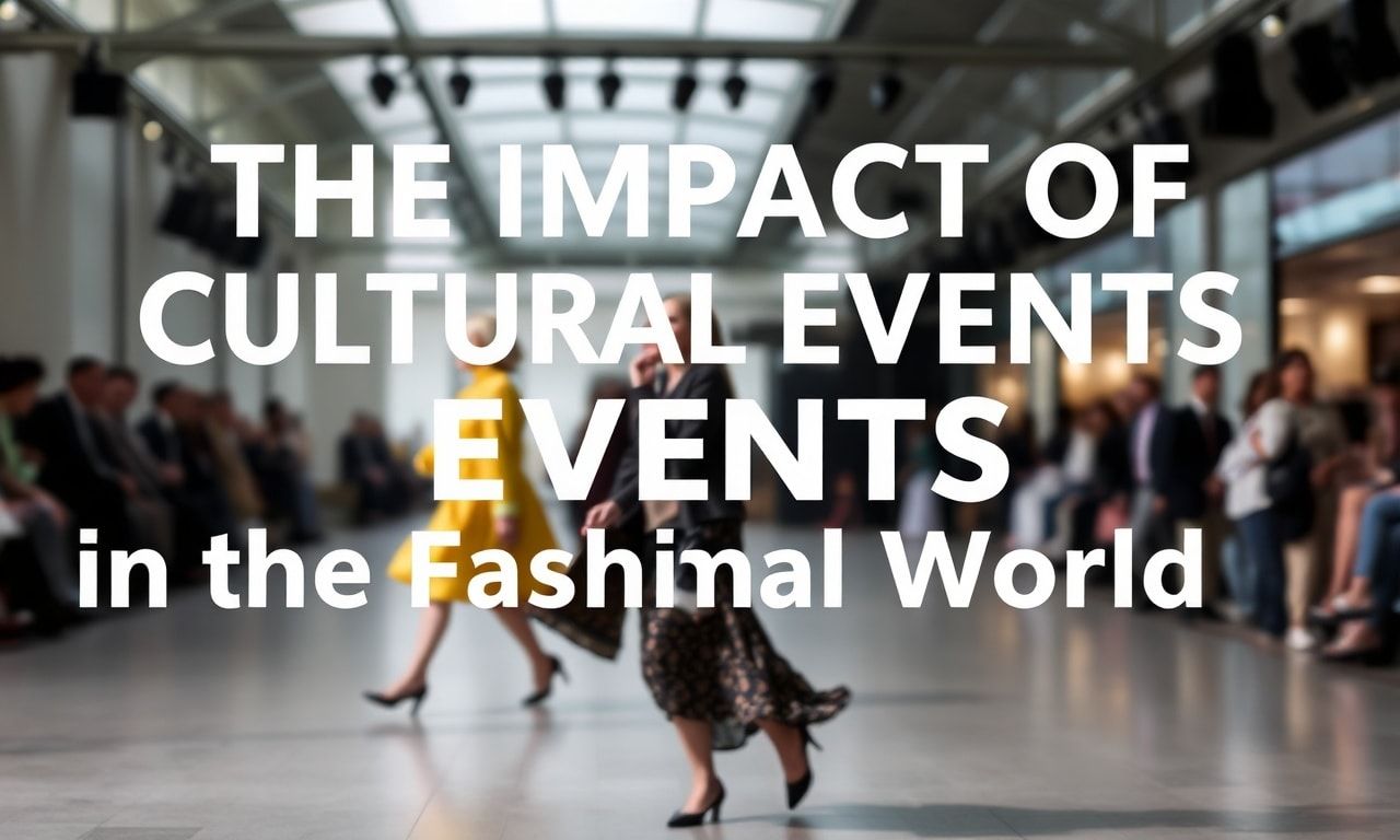 Moda Dünyasında Kültürel Etkinliklerin Etkisi