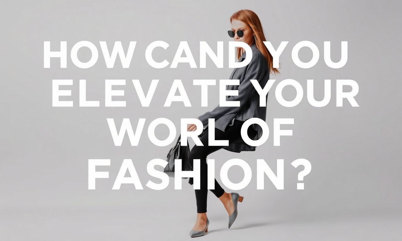 Moda Dünyasında Stilinizi Nasıl Yükseltebilirsiniz?