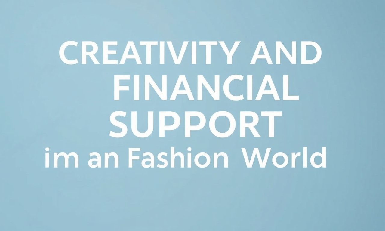 Moda Dünyasında Yaratıcılık ve Finansal Destek