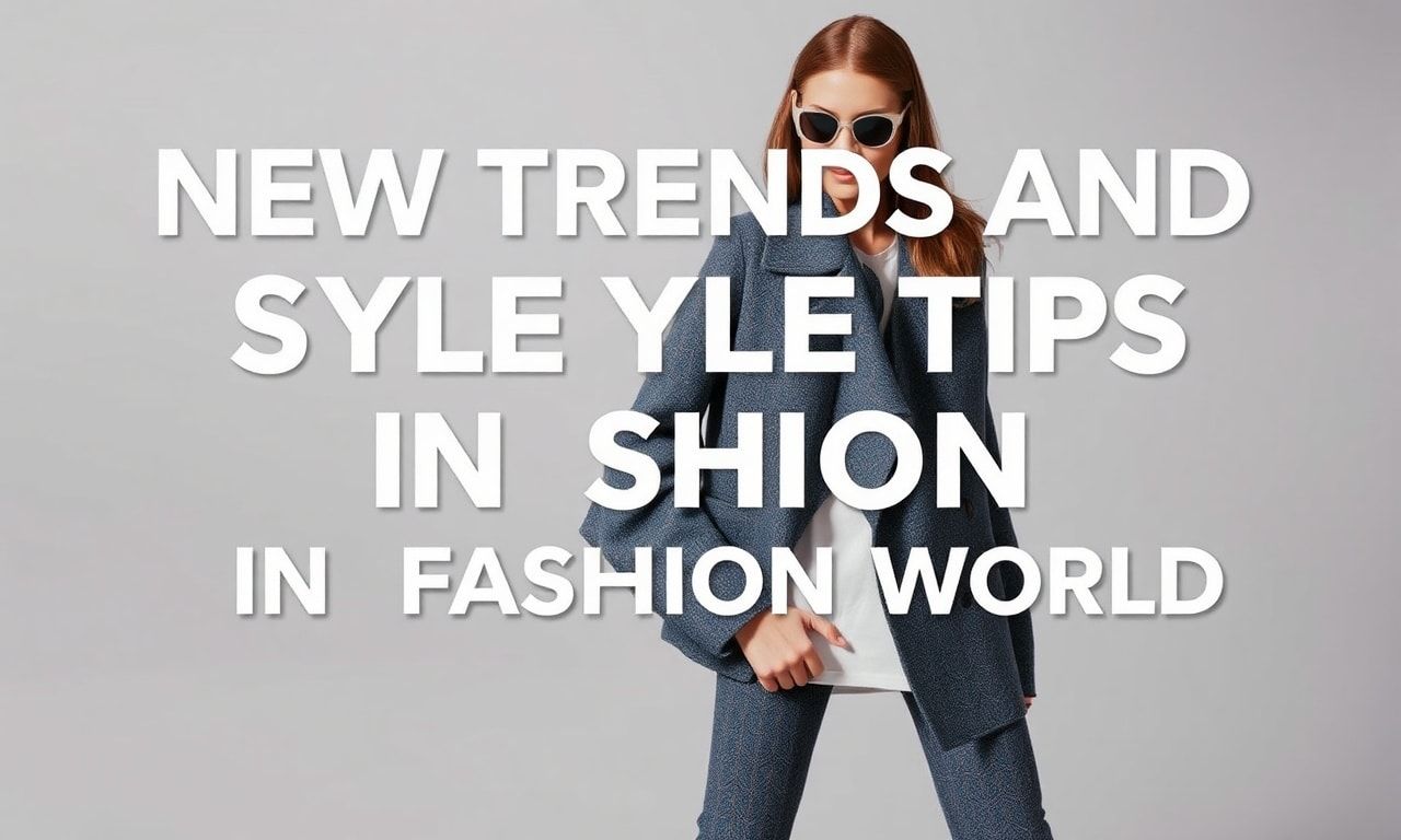 Moda Dünyasında Yeni Trendler ve Stil İpuçları