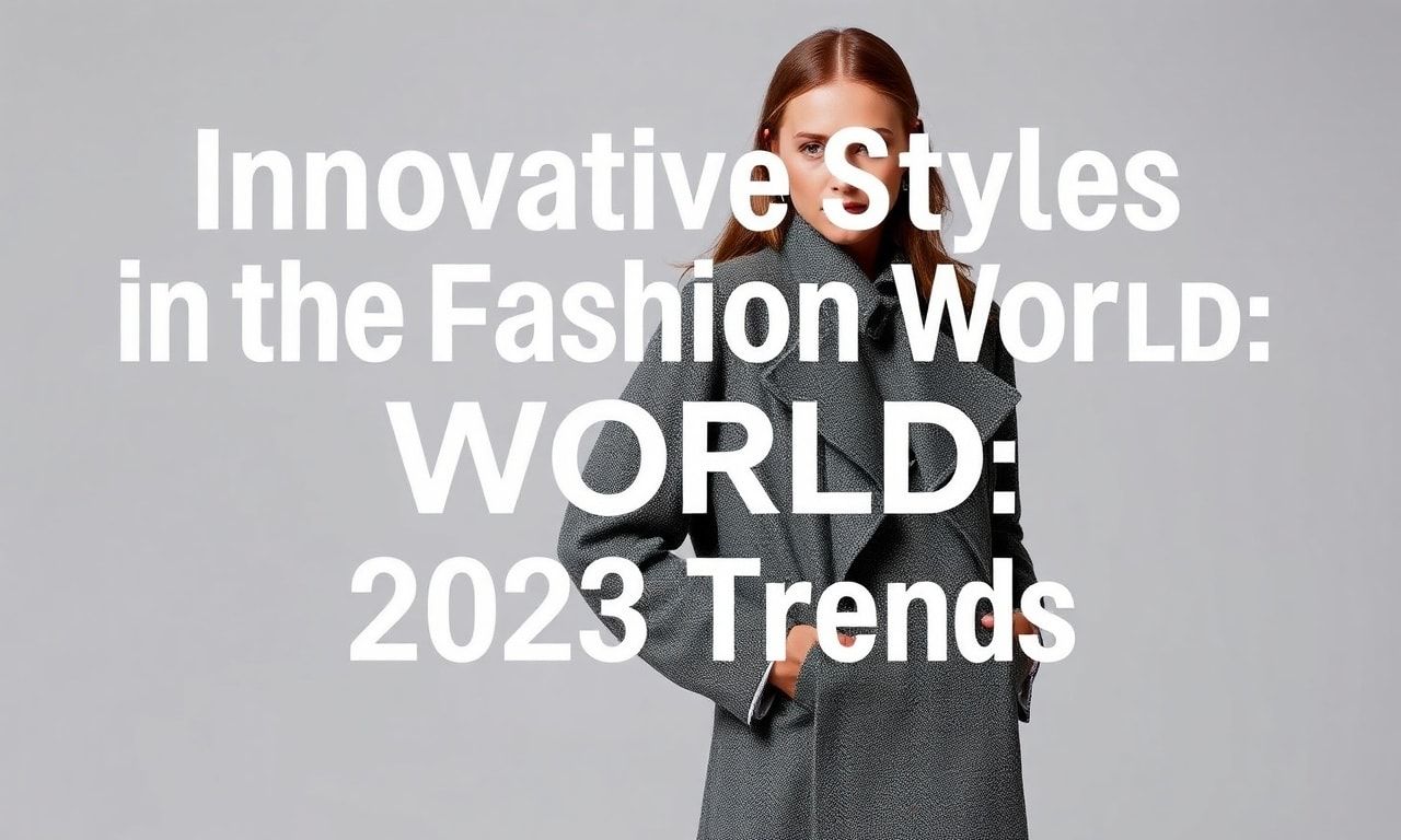 Moda Dünyasında Yenilikçi Tarzlar: 2023 Trendleri