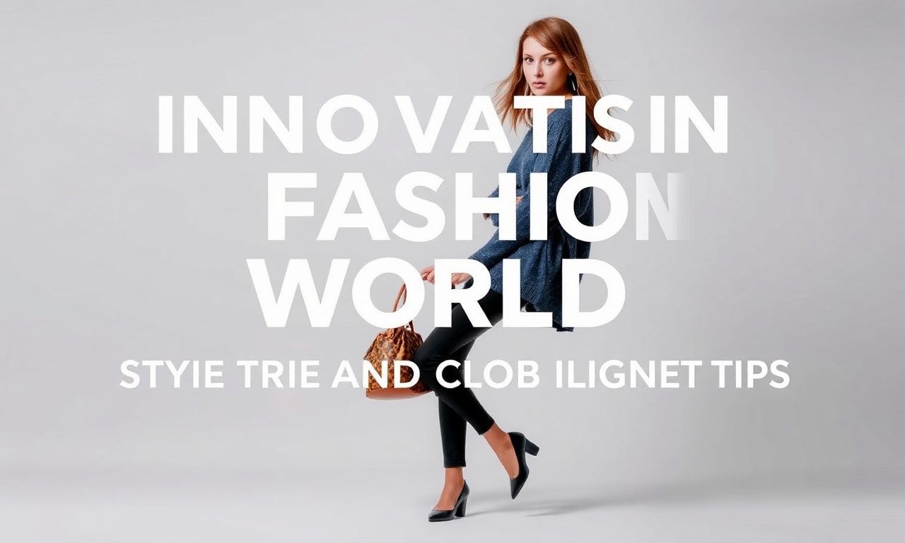 Moda Dünyasında Yenilikler: Stil Trendleri ve Giyim İpuçları