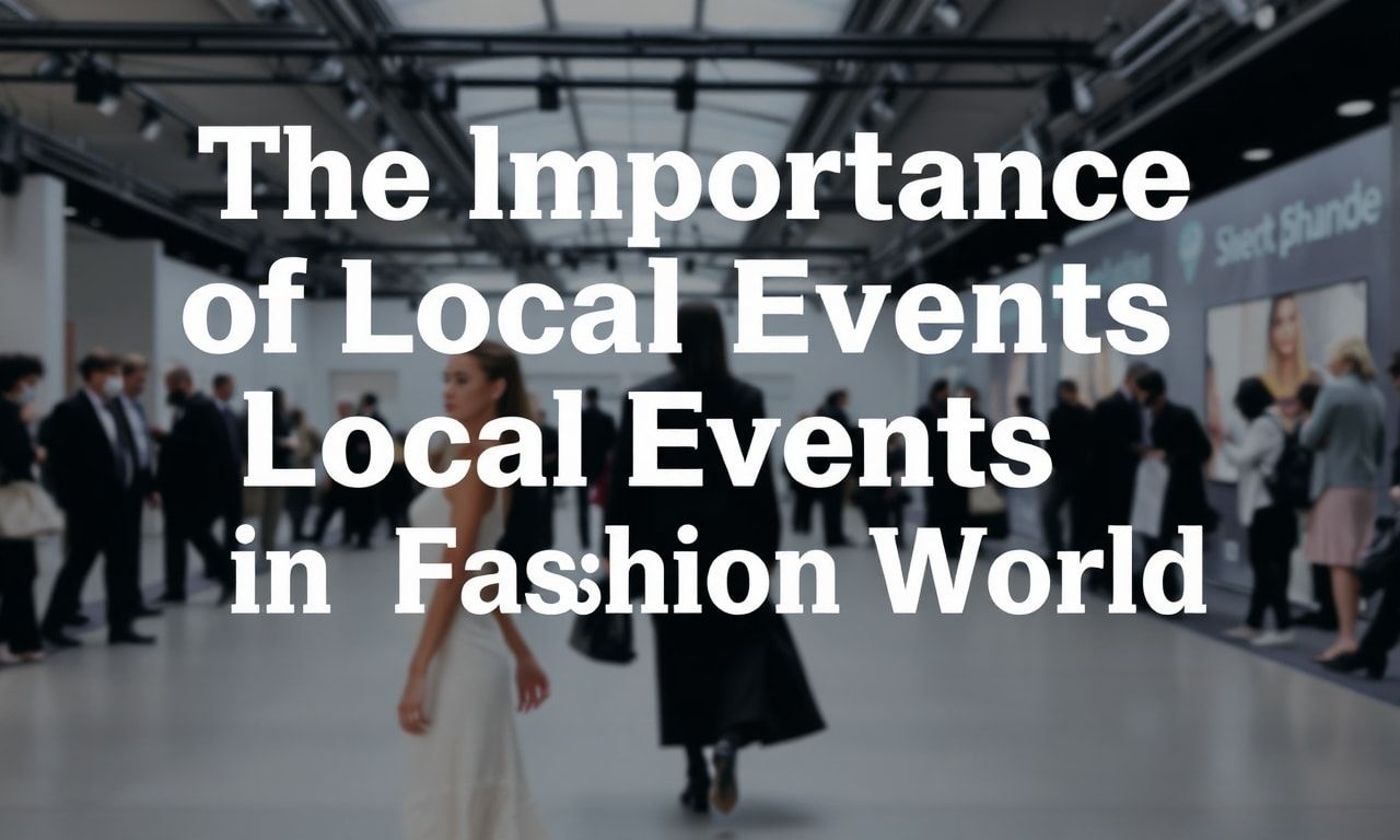 Moda Dünyasında Yerel Etkinliklerin Önemi