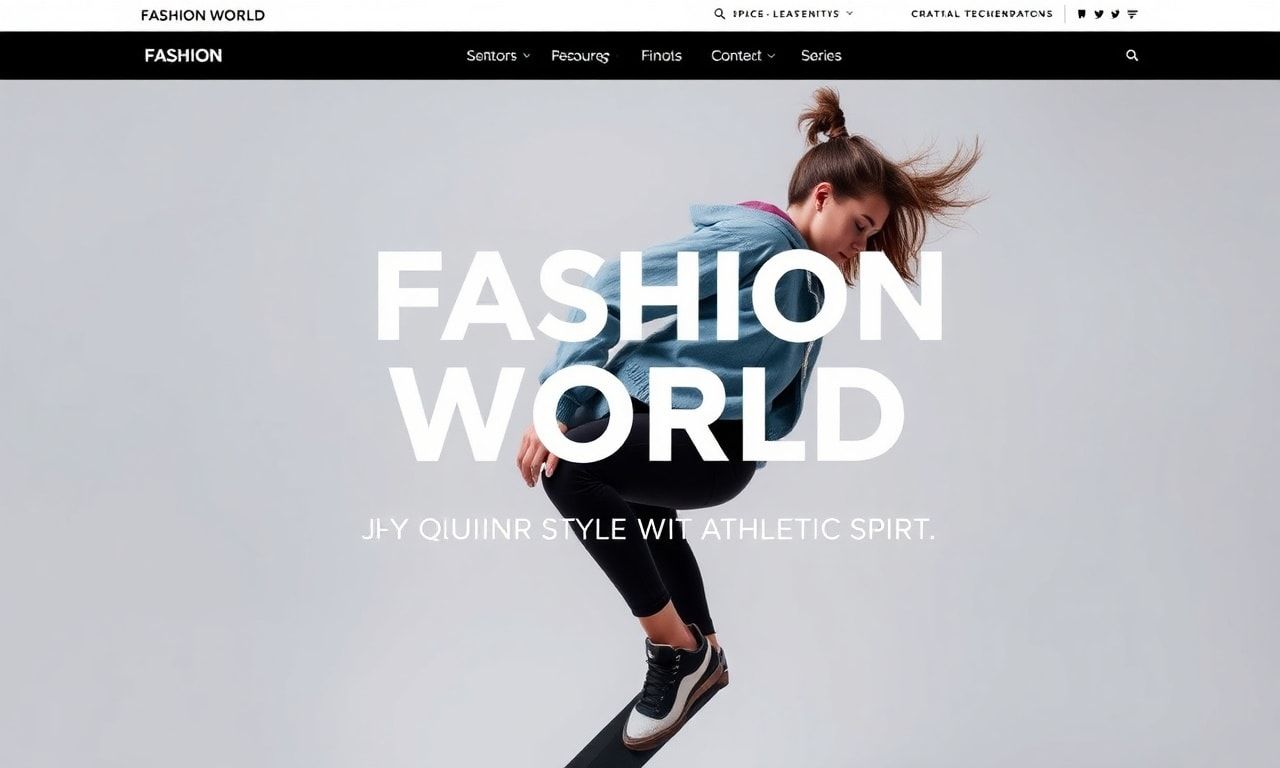 Moda Dünyası: Stilinizle Sporcu Ruhunuzu Birleştirin