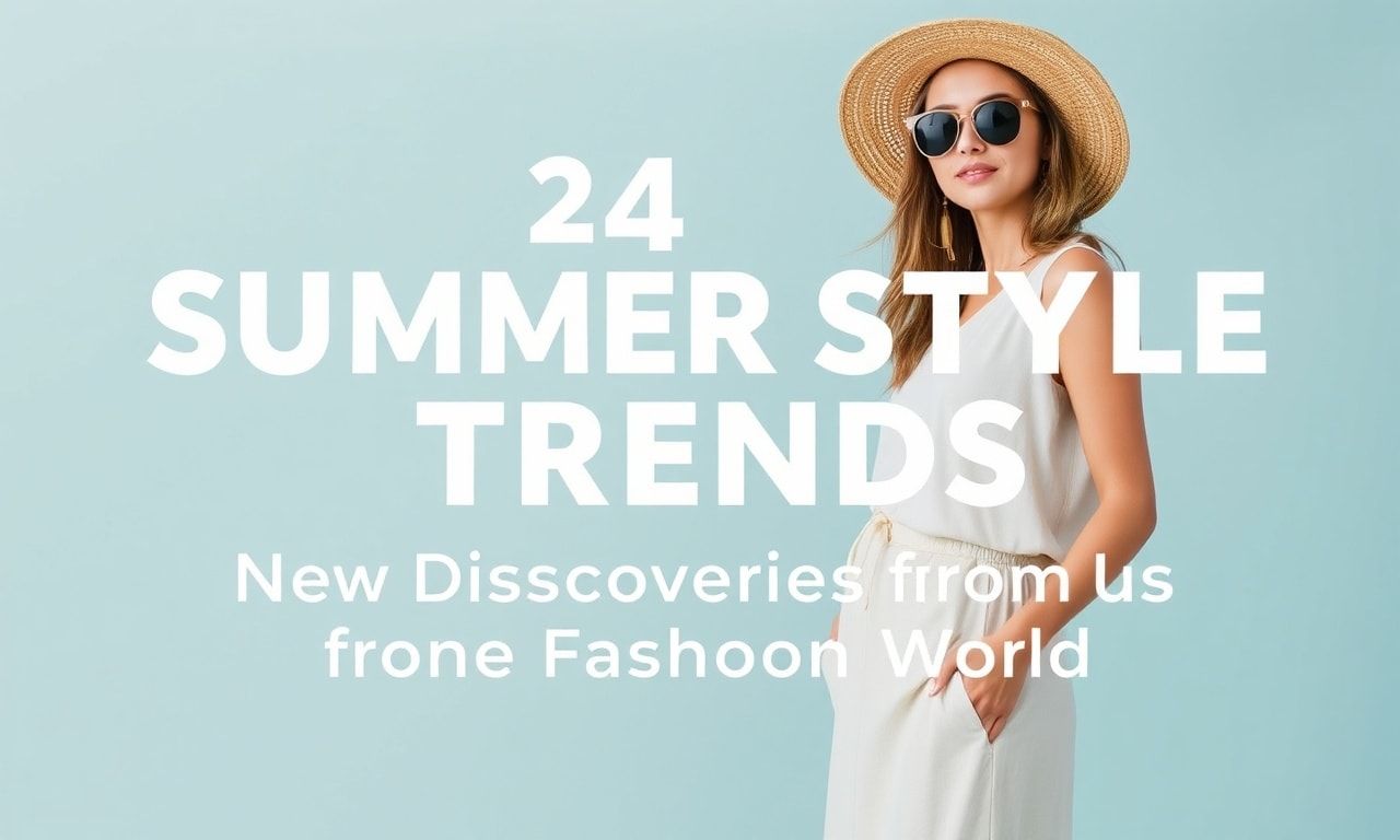 2024 Yazın Stil Trendleri: Moda Dünyasından Yeni Keşifler